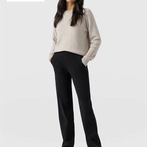 Classic Black Women's Straight Leg Pants
